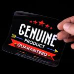 PVC Transparent Vinyl Waterproof Sticker Printable Adhesive With Film