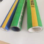 Green / Blue Color UHMWPE Chemical Hose With Helix Wire Heat Resistance