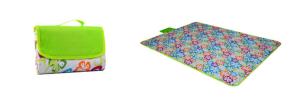 China Foldable Picnic Blanket Waterproof Backing With Handle Multi Sizes Optional on sale