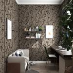 Anti-Static Vinyl Wood Texture Peel and Stick 3D Wallpaper for Vintage Wood