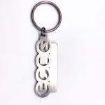 Custom Number Keychains , Gold Silver Antique Nickel Plated Metal Promotional
