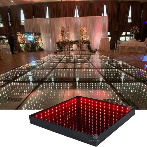 Buy cheap LED new 3D mirror abyss dance floor for wedding party disco from wholesalers