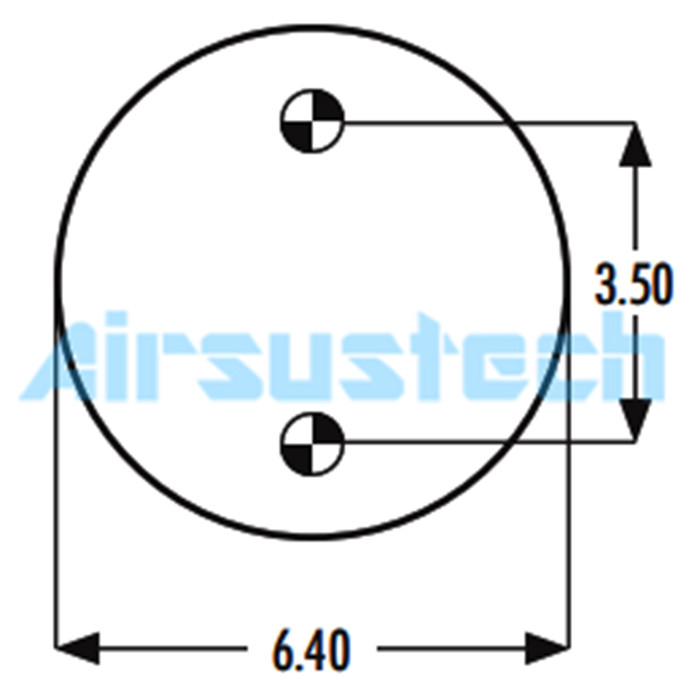 2B9-254 Goodyear Air Spring 578-92-3-206 Cross FD200-25 463 Contitech Air Bag Shock Absorber