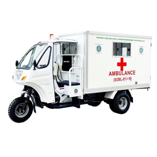 Buy cheap Electric Tricycle Ambulance with Closed Body Type and 800W Motor DY200ZK-A from wholesalers