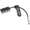 Buy cheap Fischer 3 Pin Male ARRI Alexa 20CM Splitter Box Cable from wholesalers