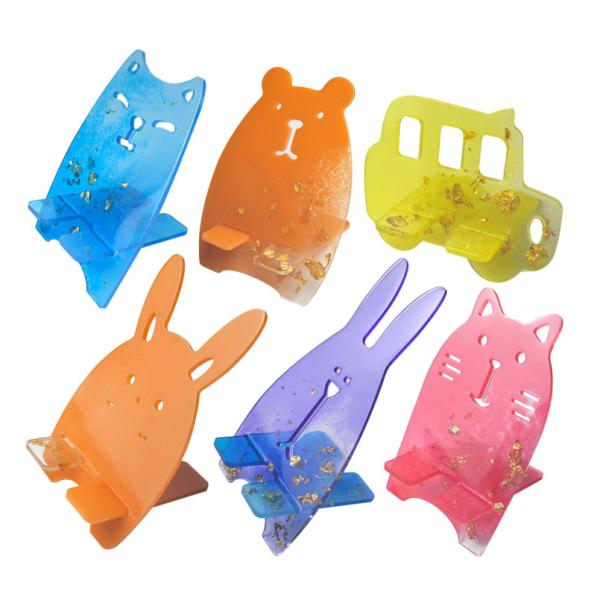 Buy cheap Silicone Molds For Mobile Holder 9pcs Colorful Cartoon Pattern Resin Moulds Epoxy Jewelry from wholesalers