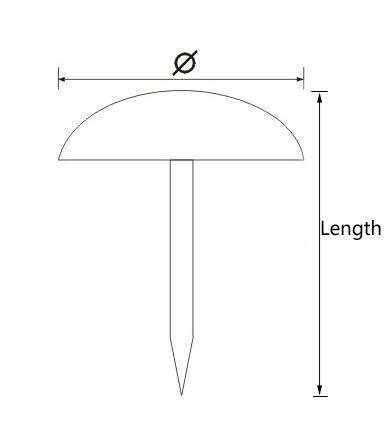 Buy cheap Factory Manufacturing Antique Chair Nails Upholstery Furniture Nail Sofa Decorative Nails from wholesalers