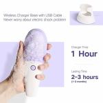 450mAh 50HZ Sonic Silicone Cleansing Brush Silicone Facial Cleansing Device