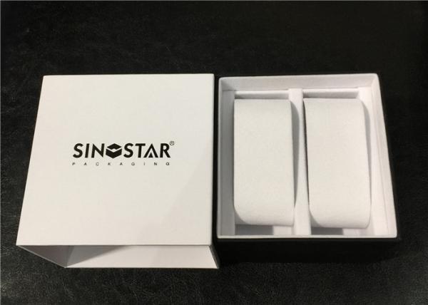 Buy cheap Recyclable Cardboard White Watch Box , High Gloss Watch Cases For Men / Womens from wholesalers