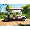 Buy cheap Pink 4kw High Power Electric Golf Cart Off-Road Tire McPherson Independent Suspension from wholesalers