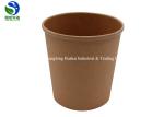 85oz Biodegradable food packing paper bucket for popcorn fried chicken