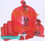 Medical Biohazard Waste Garbage Bag, biohazard drawtape trash bag, hospital