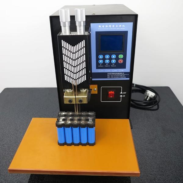 Buy cheap 240V Lithium Battery Spot Welding Machine , 0.05-0.22mm 18650 Tab Welder from wholesalers