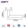 Buy cheap EN1906 fire rated interior door handle sets for commercial doors from wholesalers