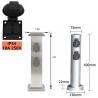Buy cheap Black Stainless Steel Electrical Power Sockets Outdoor Garden In-ground Lawn Power Outlet from wholesalers