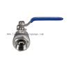 Buy cheap 2 PC 1 Inch Manifold Ball Valve 212 F For Water Stainless Steel from wholesalers