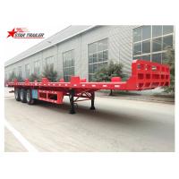 Buy cheap Heavy Equipment Transport Drop Deck Semi Trailer Manually Operated Or Hydraulic product