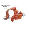 Buy cheap Painting Red 90 degree Scaffolding Double Coupler right angle for Pipe clamp from wholesalers