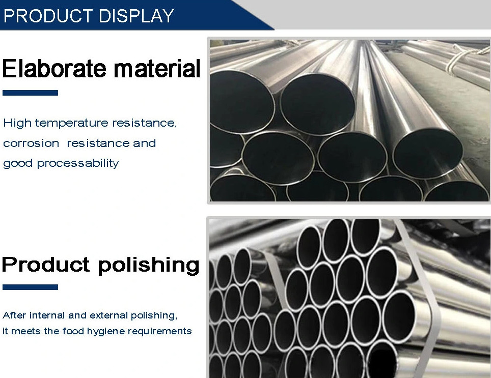 OEM Bright Welded 304 316 Stainless Steel Pipe 8mm~480mm Diameter