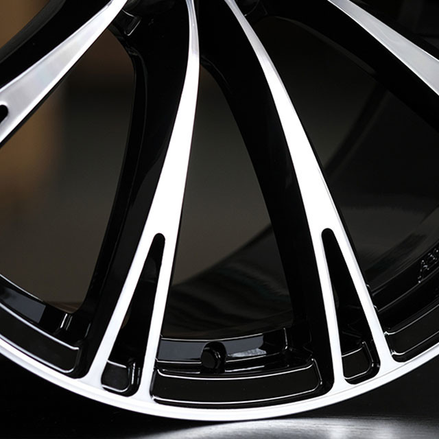 Titanium Machine Face Gloss black 19''20''21''22''forged wheels for Audi Q7