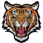 Multi Shape Embroidered Animal Patches Golden Bengal Tiger Patch