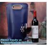 Buy cheap Eco friendly Neoprene 2 Pack Bottle Carrier Extra Thick Insulated Baby Bottle Cooler Bag Tote Wine Bottle Protector pack from wholesalers