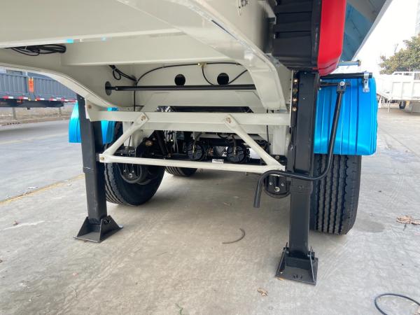 Buy cheap Hydraulic Rear Dump Tipper Trailer 3 Axles Tipper Semi Dump Truck Semi Trailer for High from wholesalers