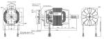 KG-9840 Universal Electric Motor 12-36v Power 60-120W Used For Blender