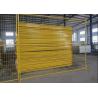 Buy cheap 6" X 9.5" Temporary Site Fencing Powder Coated Canada Standard Construction Panels from wholesalers