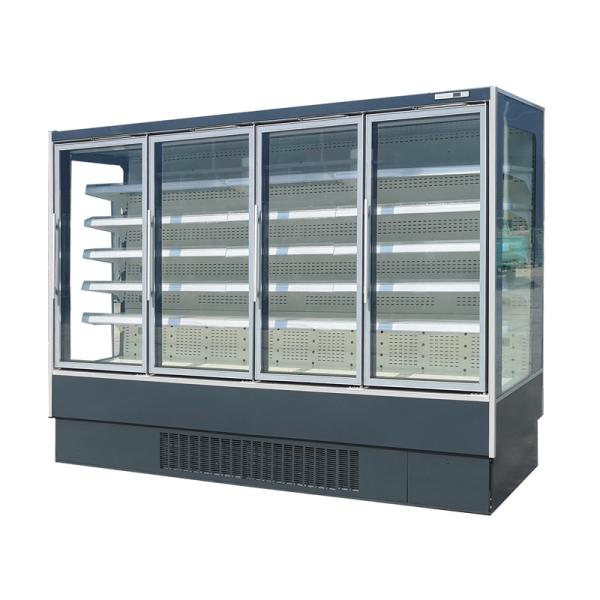 Buy cheap Four Anti Fog Glass Doors Dairy Refrigerator For Supermarket from wholesalers