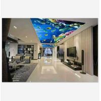 Buy cheap Blue Underwater World Stretch Ceiling Film 3D Effect House Decoration product