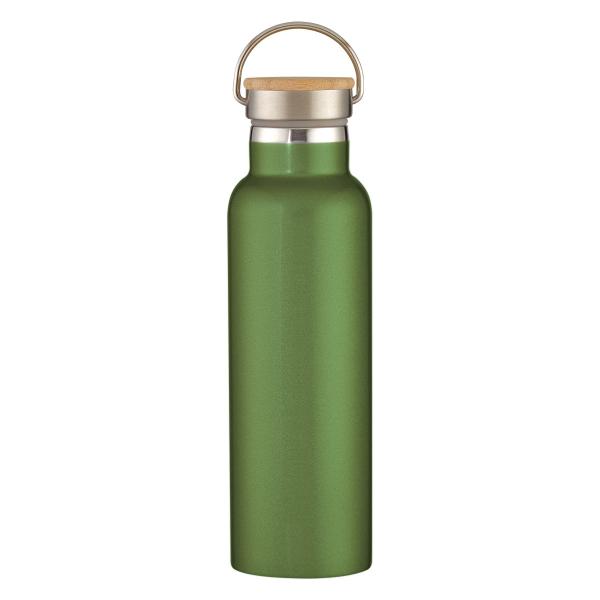 Buy cheap Vacuum Insulated Stainless Steel Flask Bottle 21OZ With Bamboo Lid Unbreakable from wholesalers