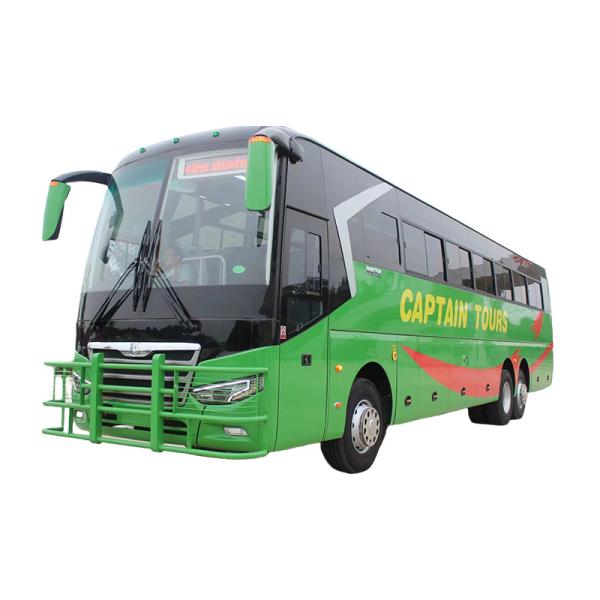 75 1 1 seats right hand drive coach bus featuring Multi-leaf spring suspension