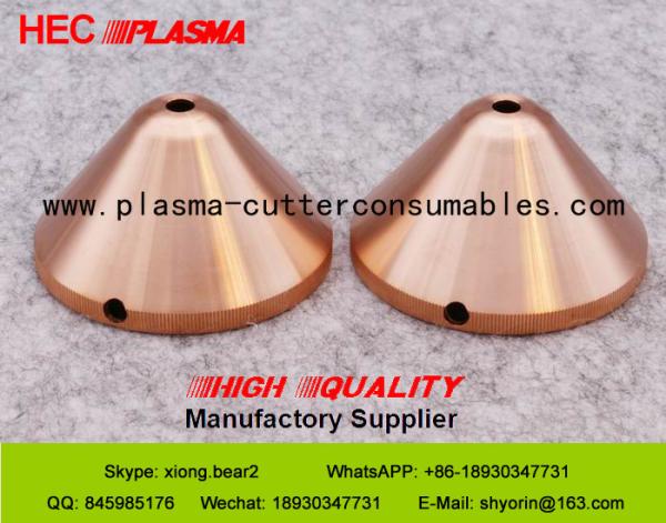 Buy cheap Plasma Cutting Swirl Gas Cap 11.833.101.158 V4350 For Kjellberg FineFocus Consumables from wholesalers