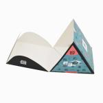 Custom Printing Irregular Promotional Shopping Flat Bottom Paper Bags C1S