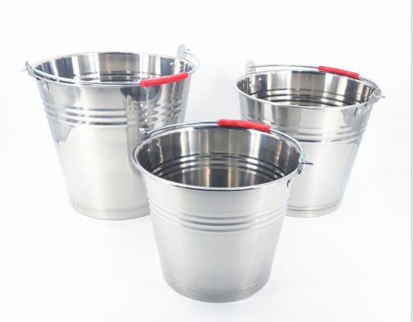 Buy cheap 8L Stainless Steel Wine Container Metal Handle Personalized Beer Bucket from wholesalers