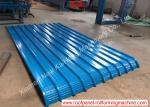 Color Customized Roofing Sheet Crimping Machine For Roofing / Trapezoidal