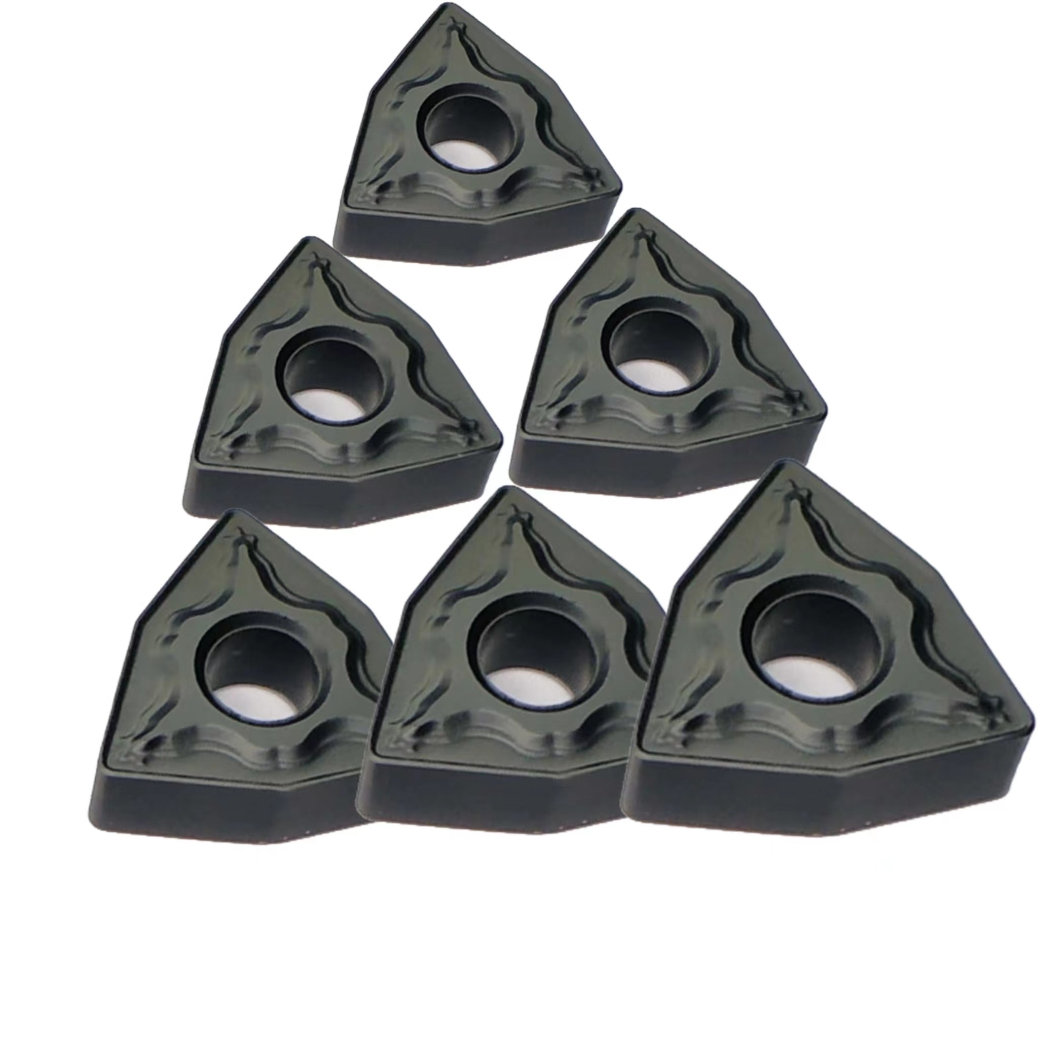 External Turning Tool YG8 WNMG080408 Tungsten Carbide Inserts For Bronze Machining
