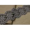 Buy cheap Floral Guipure Lace Trims , Bicolor Tulle Lace Trims OKEO TEX 100 Approved from wholesalers
