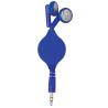 Buy cheap Freeuni Promotional Portable 3.5MM Stereo push button Retractable ear buds earphone logo from wholesalers