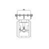 Buy cheap Spirax Sarco Pneumatic Control Valve PN9000 High Temperature Pneumatic Speed from wholesalers