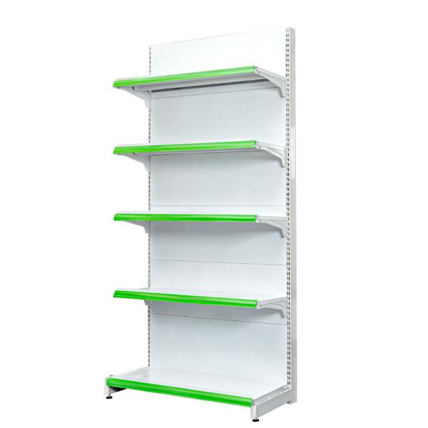 Buy cheap Gondola Supermarket Display Shelves Wall Metal Grocery Store Retail Fixture from wholesalers