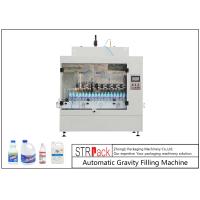 Buy cheap Automatic Gravity Bottle Filling Machine For Toilet Cleaner / Corrosive Liquid product