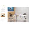 Buy cheap Folding Rolling Cantilever Meeting Room Chairs desk from wholesalers