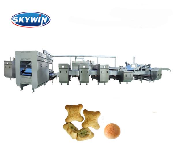 Buy cheap 100kg-1800kg/Hr Chocolate Filled Bear Biscuit Processing Line from wholesalers