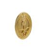 Buy cheap CMYK Color Logo 2mm thick Police Metal Badge Gold Magnetic Name Badge from wholesalers