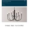 Buy cheap Retro Style Swoop Arm Chandelier Living Room Luxury American pendant lamp best lighting(WH-AP-570) from wholesalers