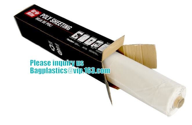 Asbestos Removal, disposable plastic yellow poly asbestos warning printed burial bags, Asbestos clear plastic packing ju