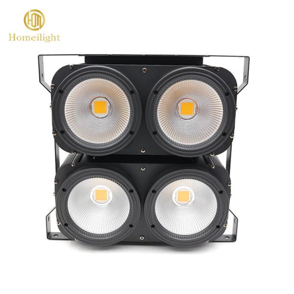 Buy cheap Concert Audience Lights 4 Eyes 4X100W Warm / Cool White Cob LED Blinder 2in1 from wholesalers
