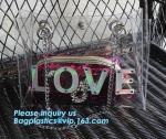 PVC material shoulder bags, women shoulder bag clear pvc crossbody bag, jelly